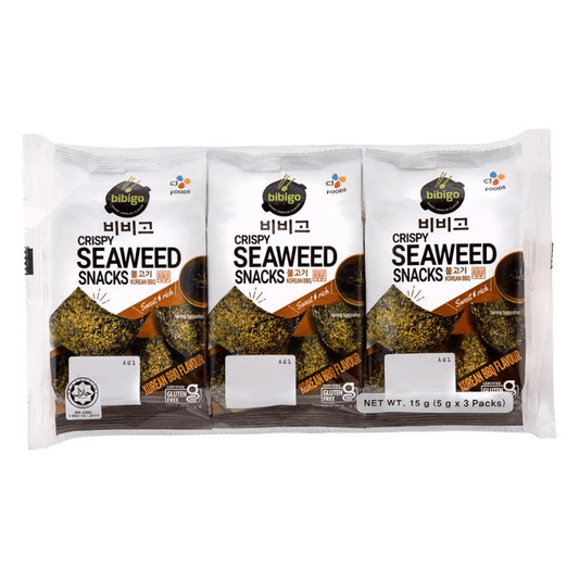 Crispy Seaweed Snacks Korean BBQ (5g x 3 bag)___