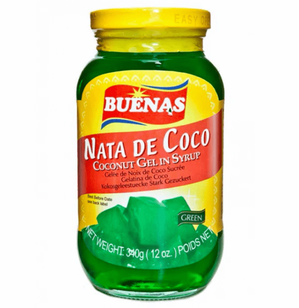 Buenas Grön kokosgel (Nata de Coco) för desserter___