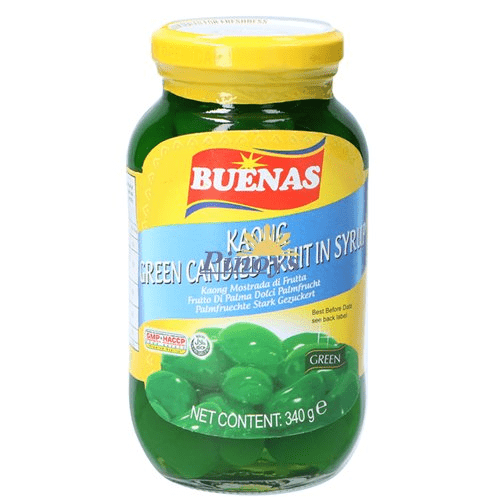 Buenas Kaong Green – Sockerpalmfrukt i Sockerlag___