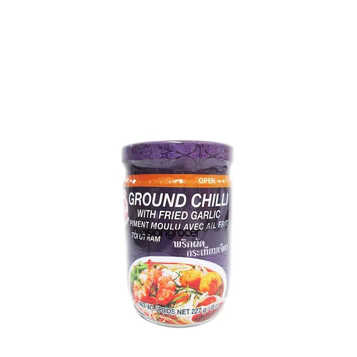 Thailändsk chilikrisp med vitlök 227 g___