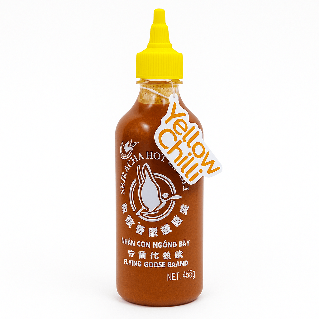 Sriracha Chilisås med Gul Chili 455ml___