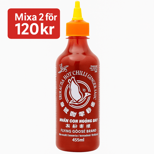 Sriracha Chilisås med Ingefära 455ml___