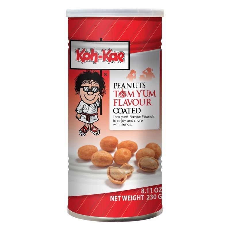 Jordnötter Med Thai Tom Yum Kryddig Smak 230g_Jordnötter__