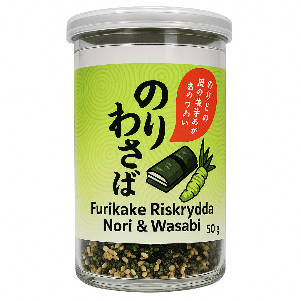 Furikake Riskrydda Nori & Wasabi 50g___