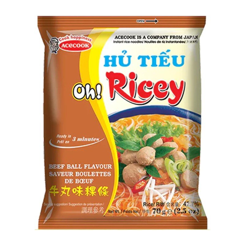 Rice Noodles Beef Ball_Acecook_Phò_risnudlar