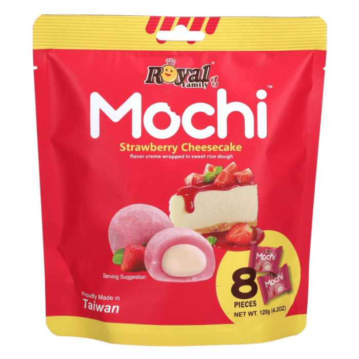 Mochi Strawberry Cheesecake___