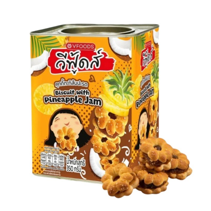 Biscuit with Pineapple Jam___