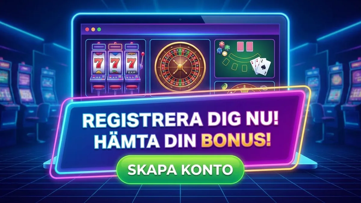 Registrera dig med bonus