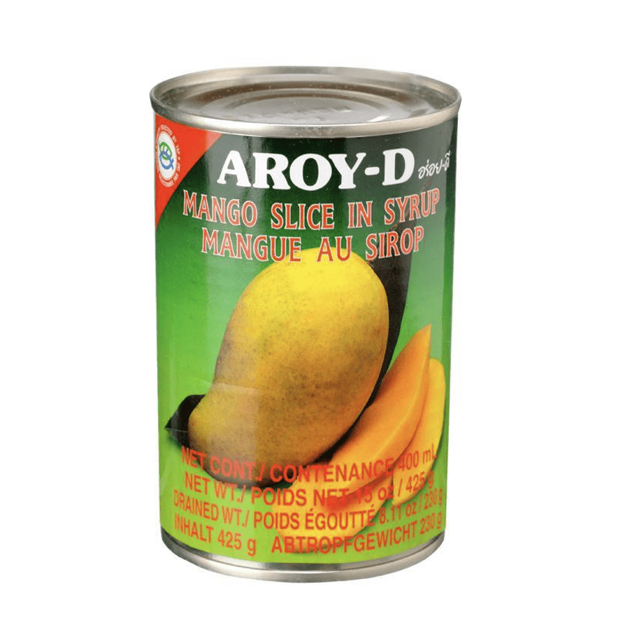 Skivade Mangobitar I Lätt Sockerlag 425g_Skivade mangobitar__
