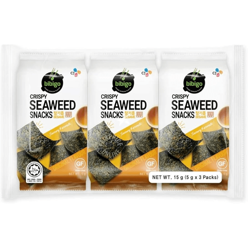 Crispy Seaweed Snacks Original (Sesame) (5g x 3 bag)___