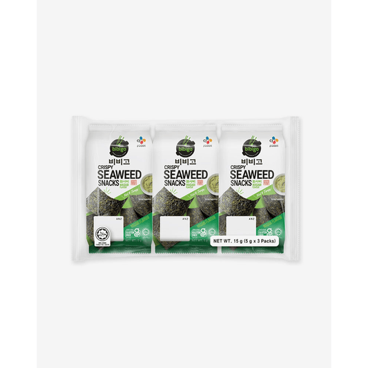 Crispy Seaweed Snacks Wasabi Flavor (5g x 3 bag)___