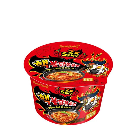 Buldak Hot Chicken Ramen 2x Spicy Bowl_buldak samyang_snabbnudlar_Spicy