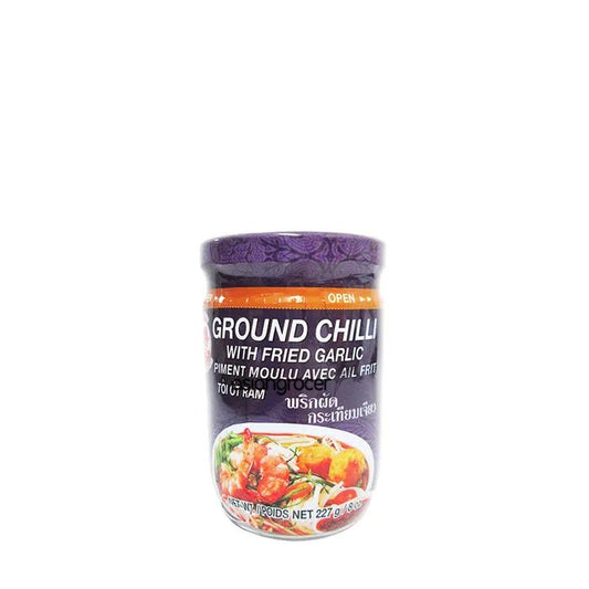 Thailändsk chilikrisp med vitlök 227 g___
