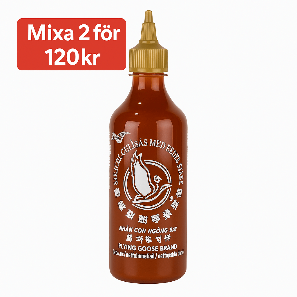 Sriracha Chilisås (Extra Vitlök) 455ml___