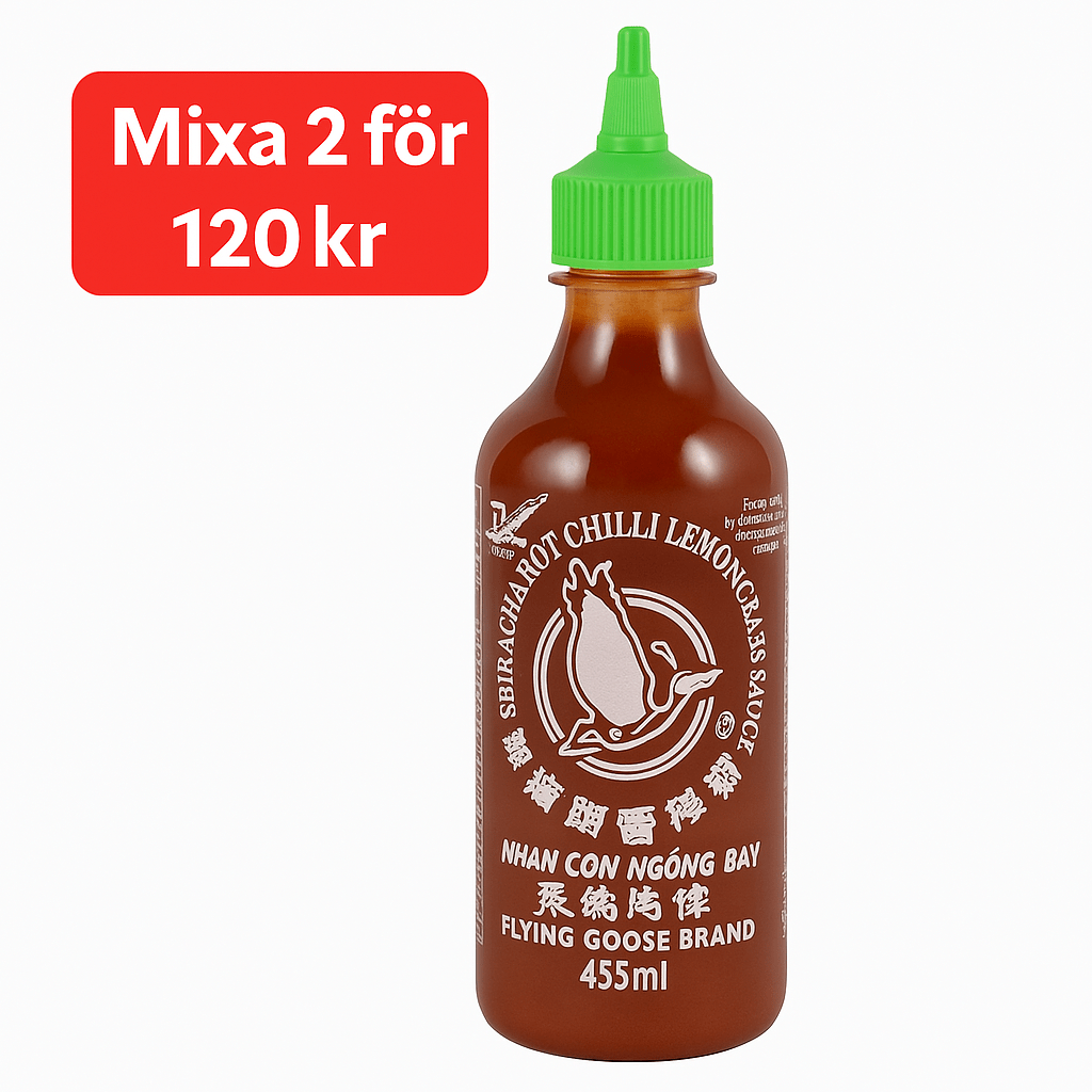 Sriracha Chilisås Med Citrongräs 455ml_Chilisås__