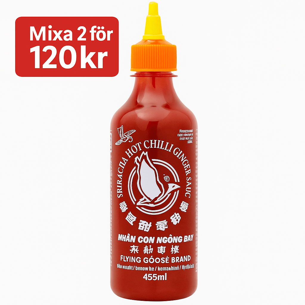 Sriracha Chilisås med Ingefära 455ml___