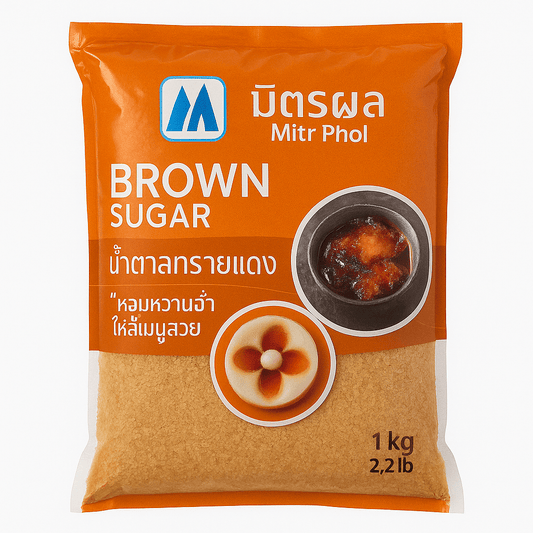 Brunt socker 1kg Mitr Phol_Brunt socker__