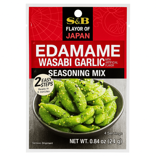 S&B Edamame Wasabi Garlic Seasoning Mix (24 g)___