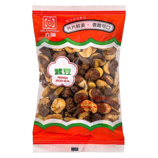 Prepared Broad Bean 170g – Krispiga bondbönor från Six Fortune___