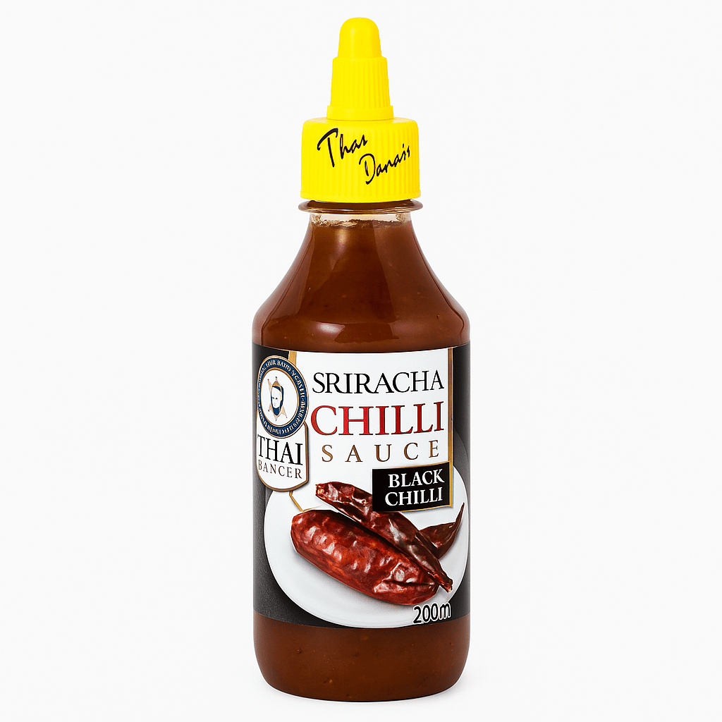 Thai Dancer Sriracha Chilli Sauce BLACK CHILLI 200ml___