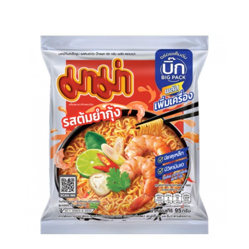 Tom Yum Shrimp 95g_MAMA_snabbnudlar_