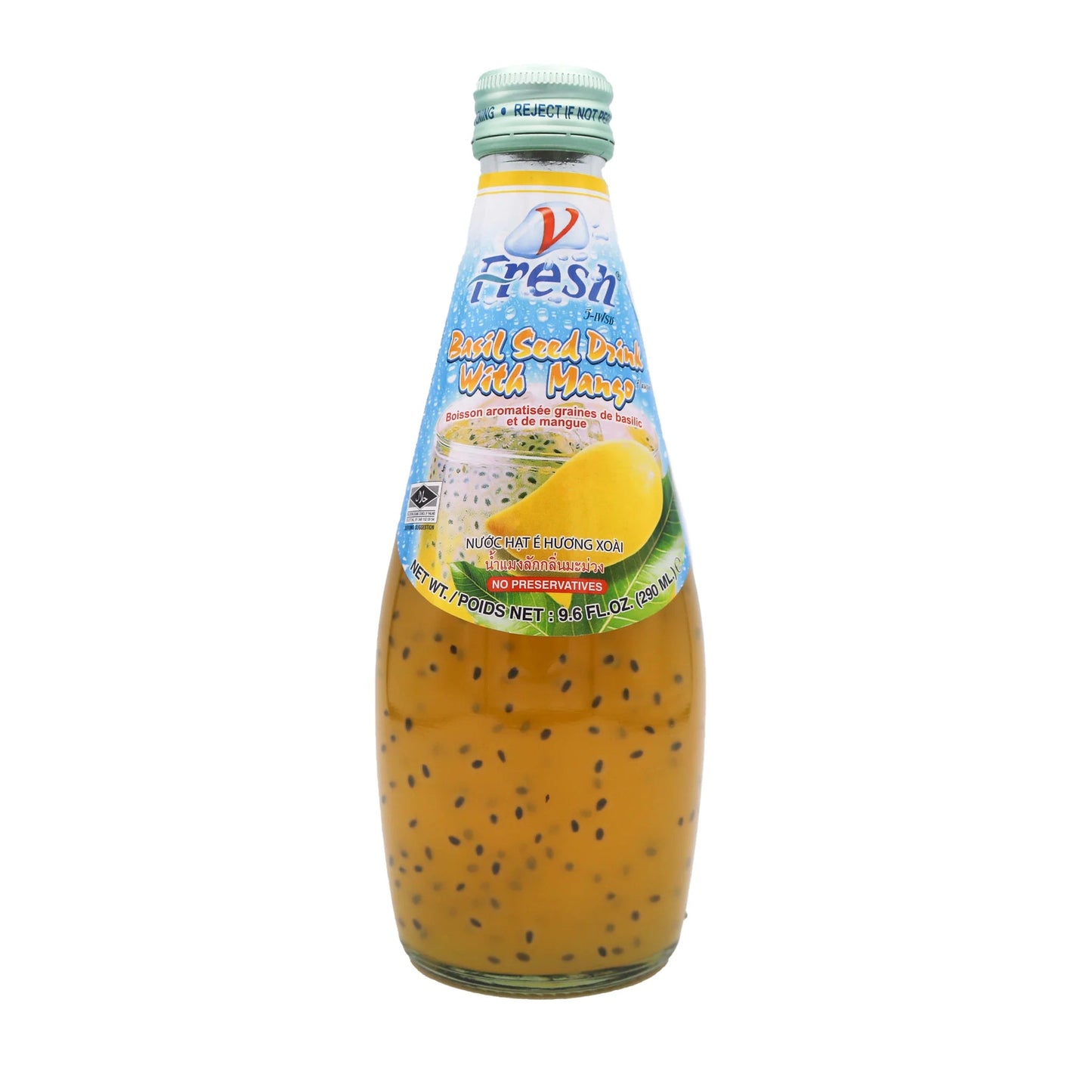 Basilikafrödryck med Mango 290ml_Energidrycker__