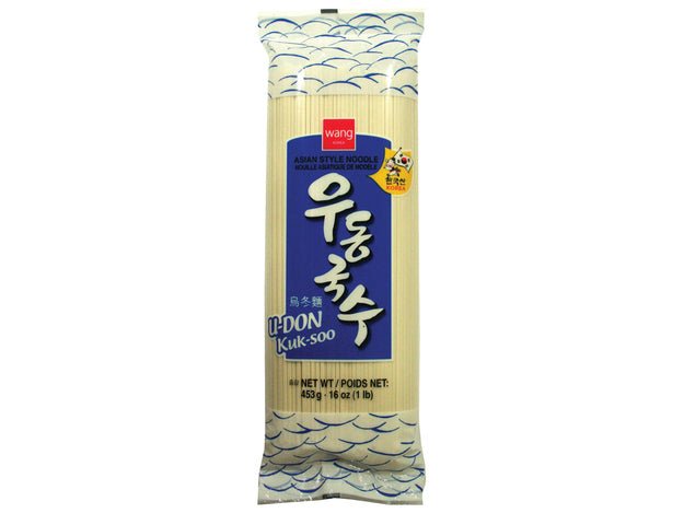 Udon Asian Style Noodle 453g Wang Korean___
