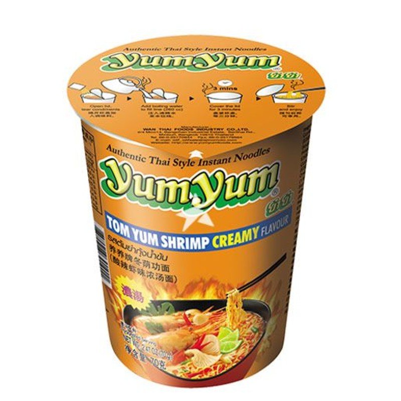 Tom Yum Creamy Cup_snabbnudlar_Yumyum_